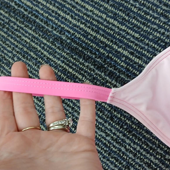 Blue Twist Bikini Swim Top High Waisted Bottoms NWOT Size XL - Picture 3 of 7